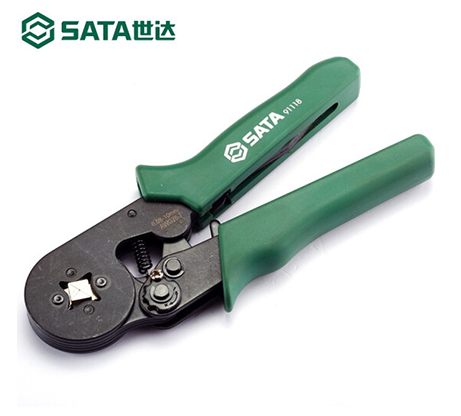 排線壓線鉗歐式端子壓接鉗端子鉗冷壓鉗接線鉗子7寸