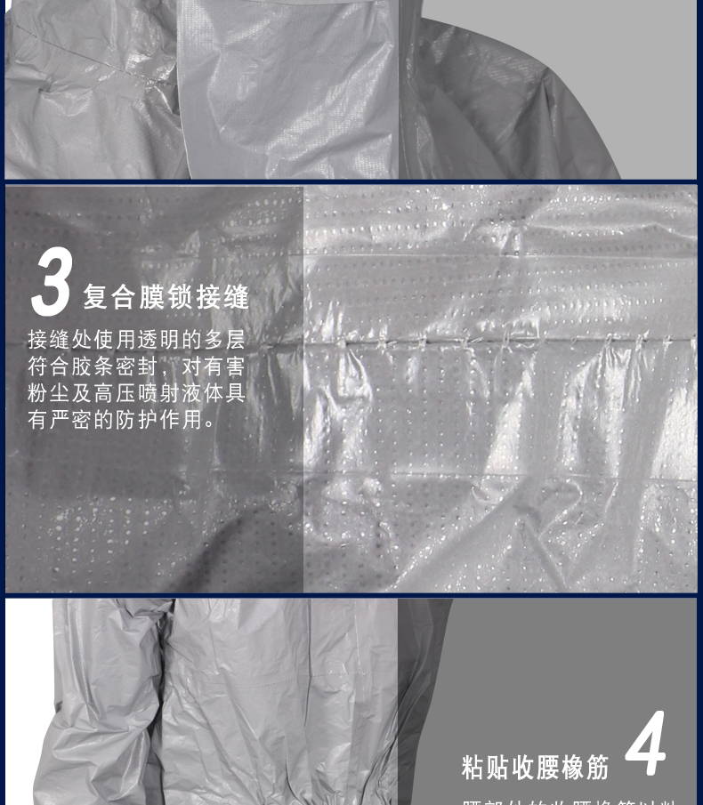 杜邦Tychem F級防酸堿防護服化工有機溶劑隔離防化服(圖8)